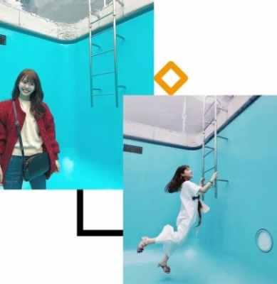 安阳网红泳池图片,夏日清凉新地标